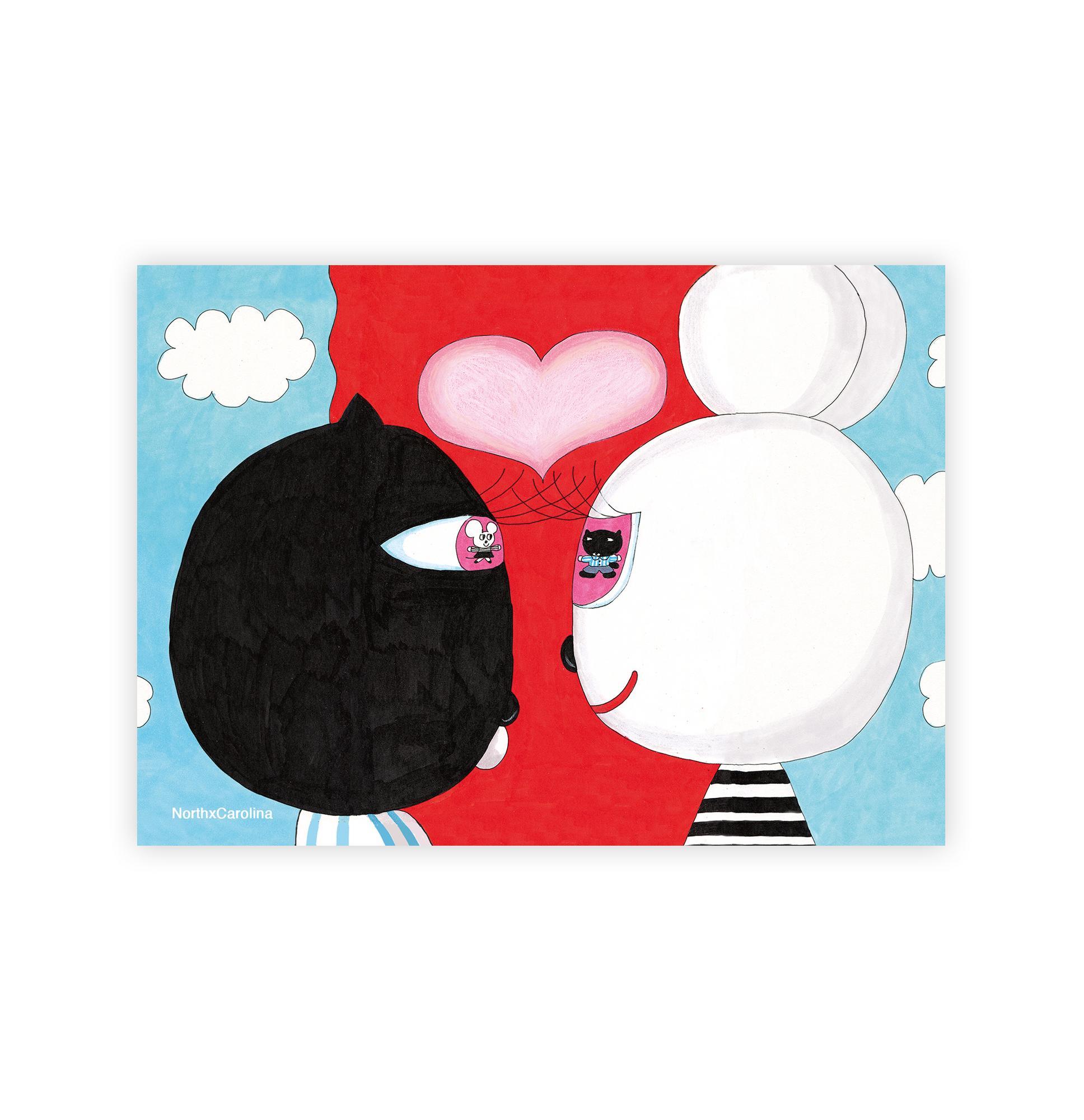 Открытка Mэйсон и Пиппи