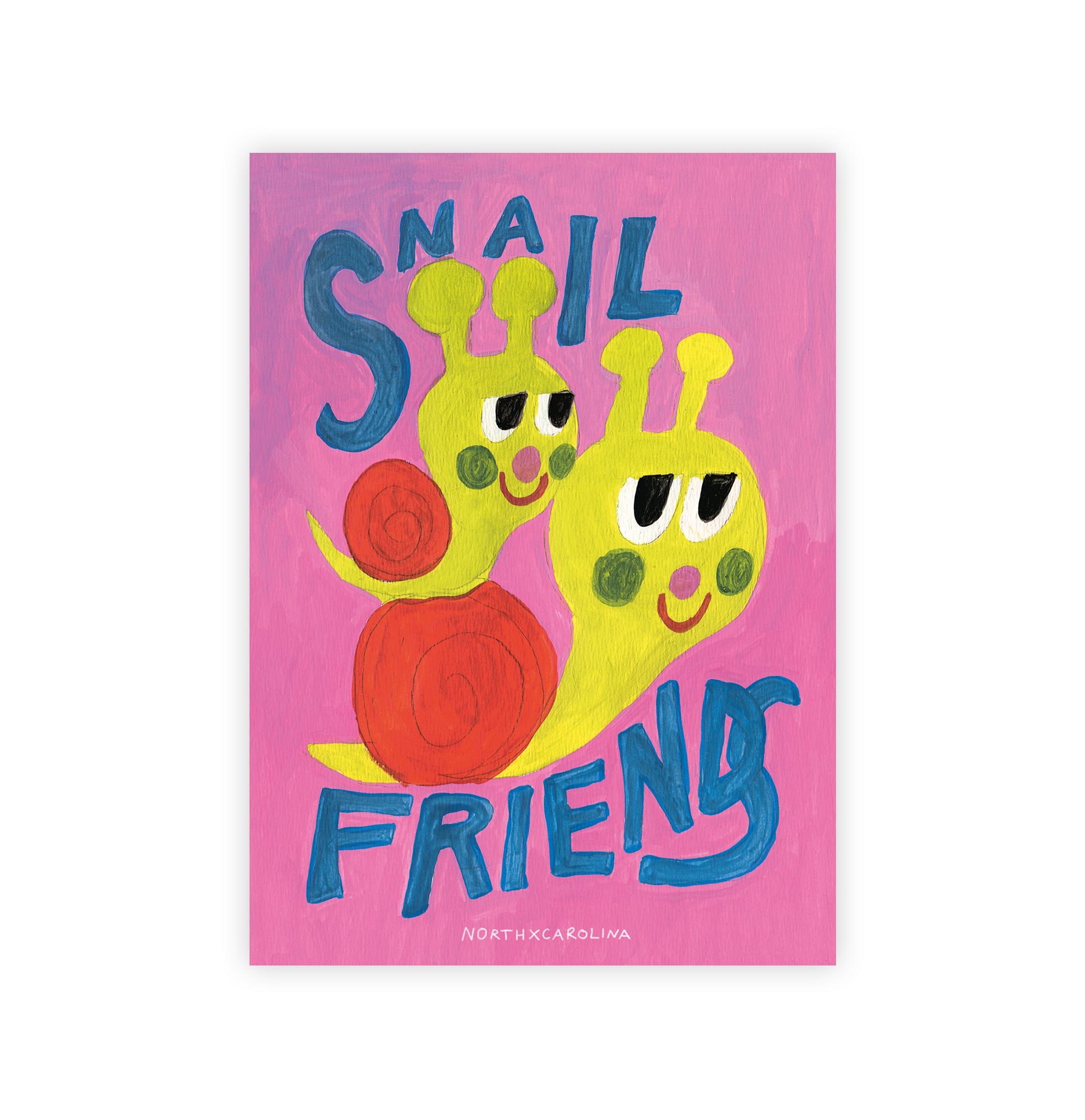 Открытка Улиточки