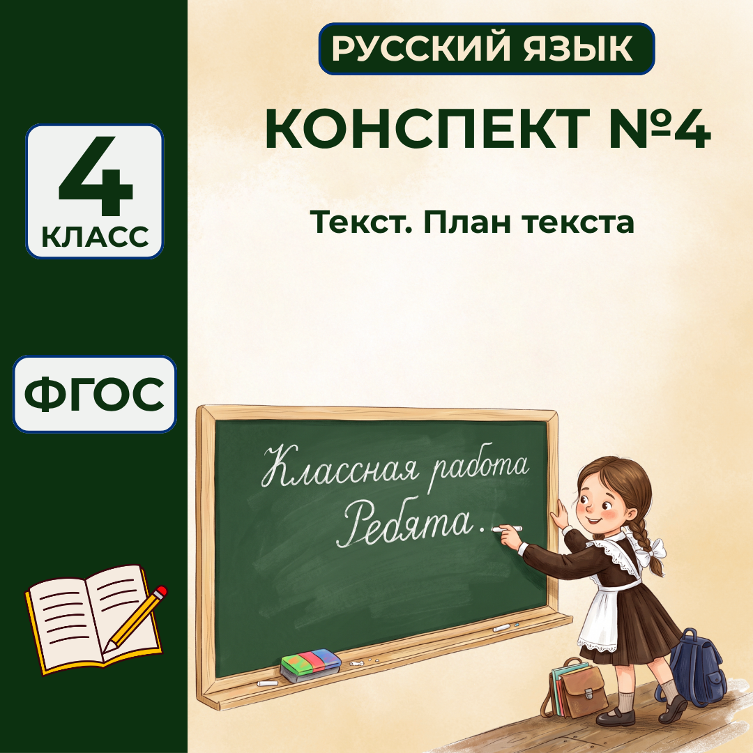 Урок №4 Текст. План текста