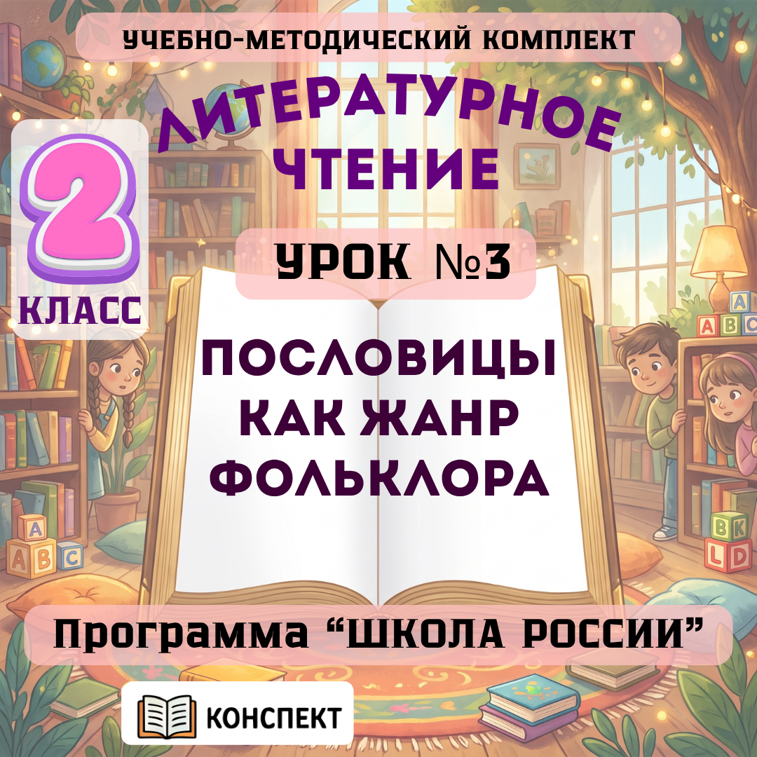 Урок №3 Пословицы как жанр фольклора