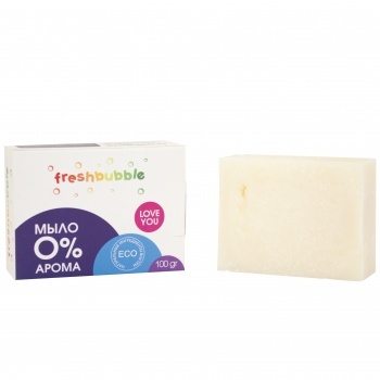 Мыло хозяйственное Без аромата, Freshbubble
