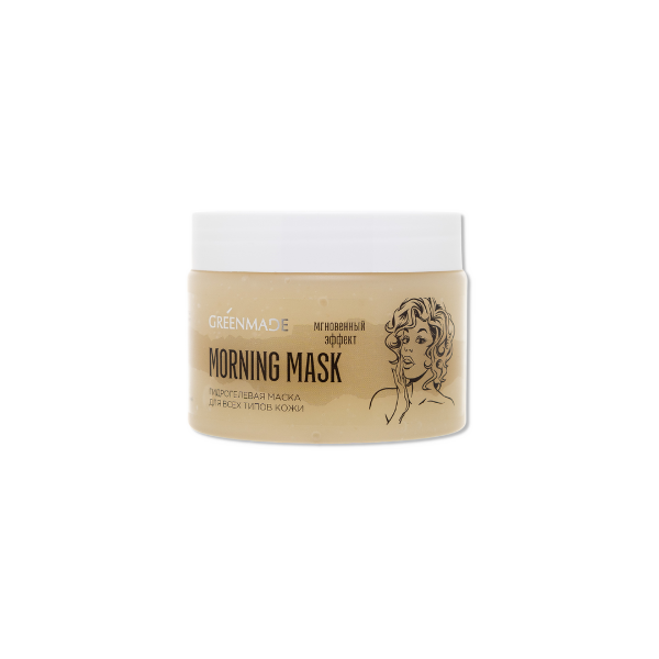 Гидрогелевая маска Morning mask Мгновенный эффект 150мл, Greenmade