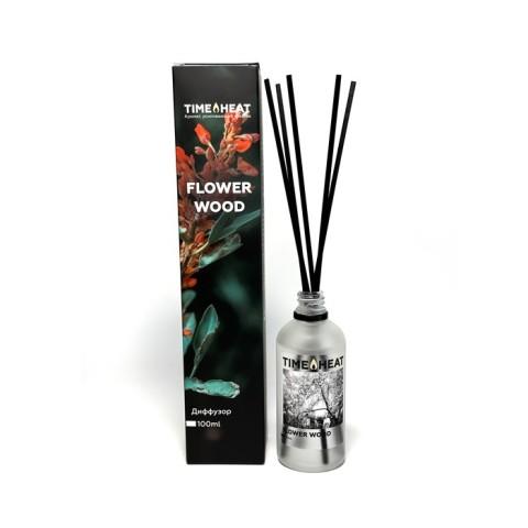 Аромадиффузор Flower Wood , 100 мл,Time Heat