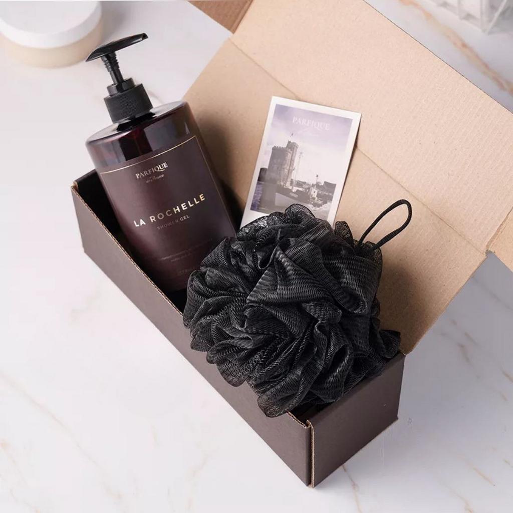 Подарочный набор Гель для душа La Rochelle  700мл + мочалка, PARFIQUE