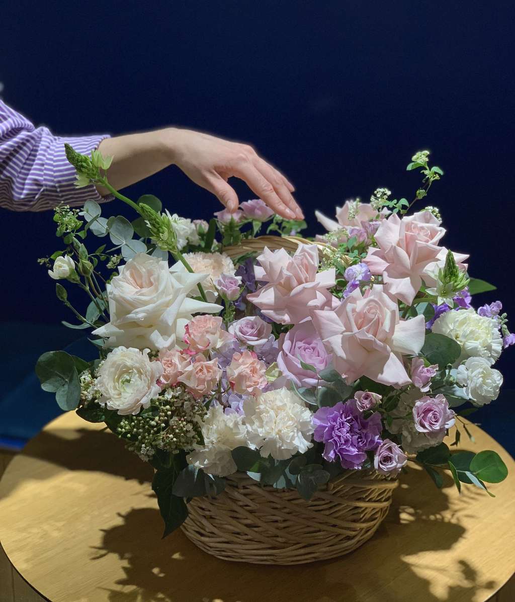 КОРЗИНА ЦВЕТОВ BLOOM BOX 25