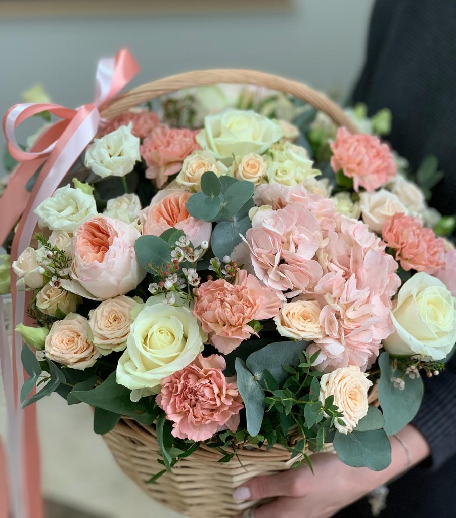 КОРЗИНА ЦВЕТОВ BLOOM BOX 22