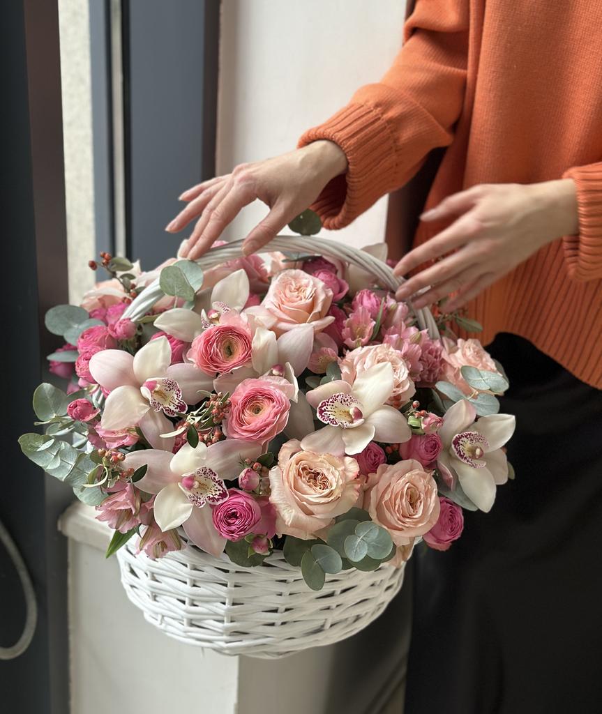 КОРЗИНА ЦВЕТОВ BLOOM BOX 51