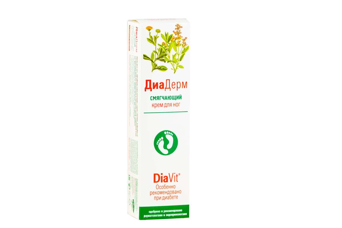 Крем для ног "ДиаДерм Смягчающий", 75 мл