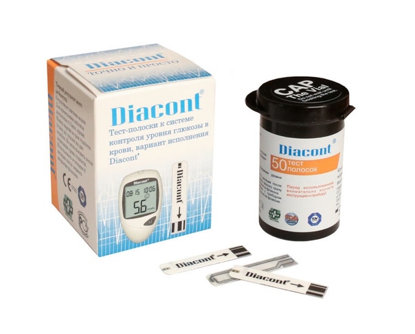 Тест-полоски Диаконт (50 шт.)
