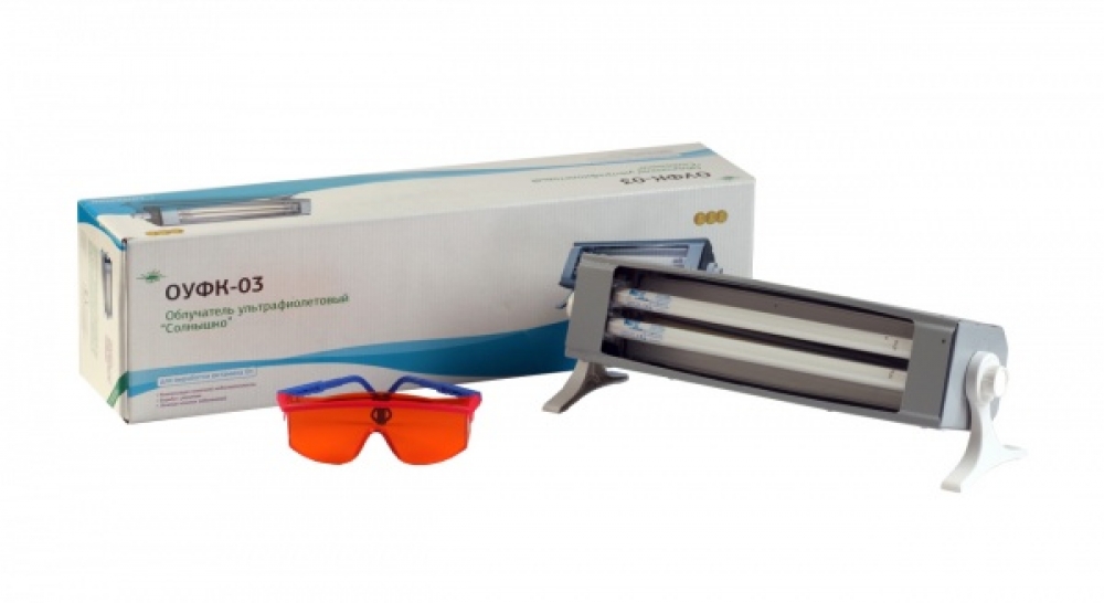 ОУФк-03 «Солнышко» облучатель ультрафиолетовый для облучения кожных покровов