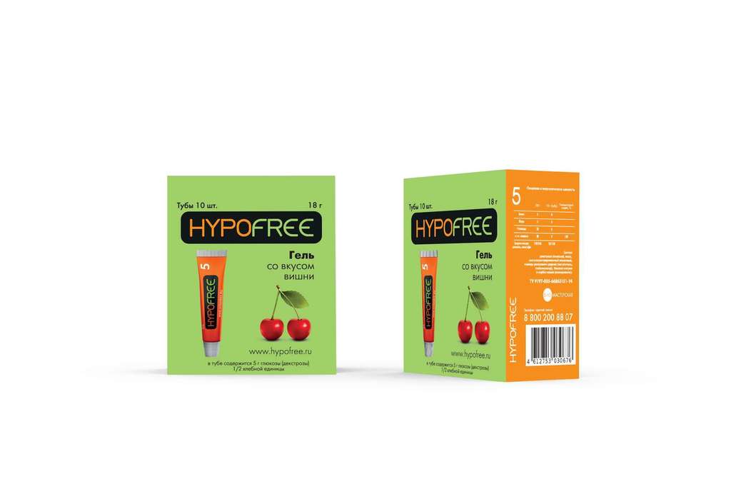 Гель HYPOFREE 10 с разными вкусами