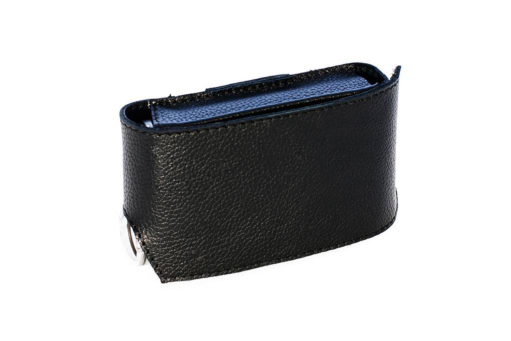 Кожаный чехол для инсулиновой помпы Медтроник ММТ715/722/754, модель М-1, для ношения на ремне