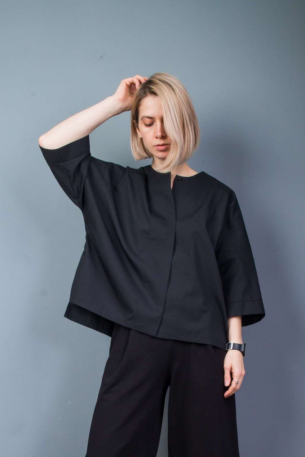 Рубашка свободного кроя