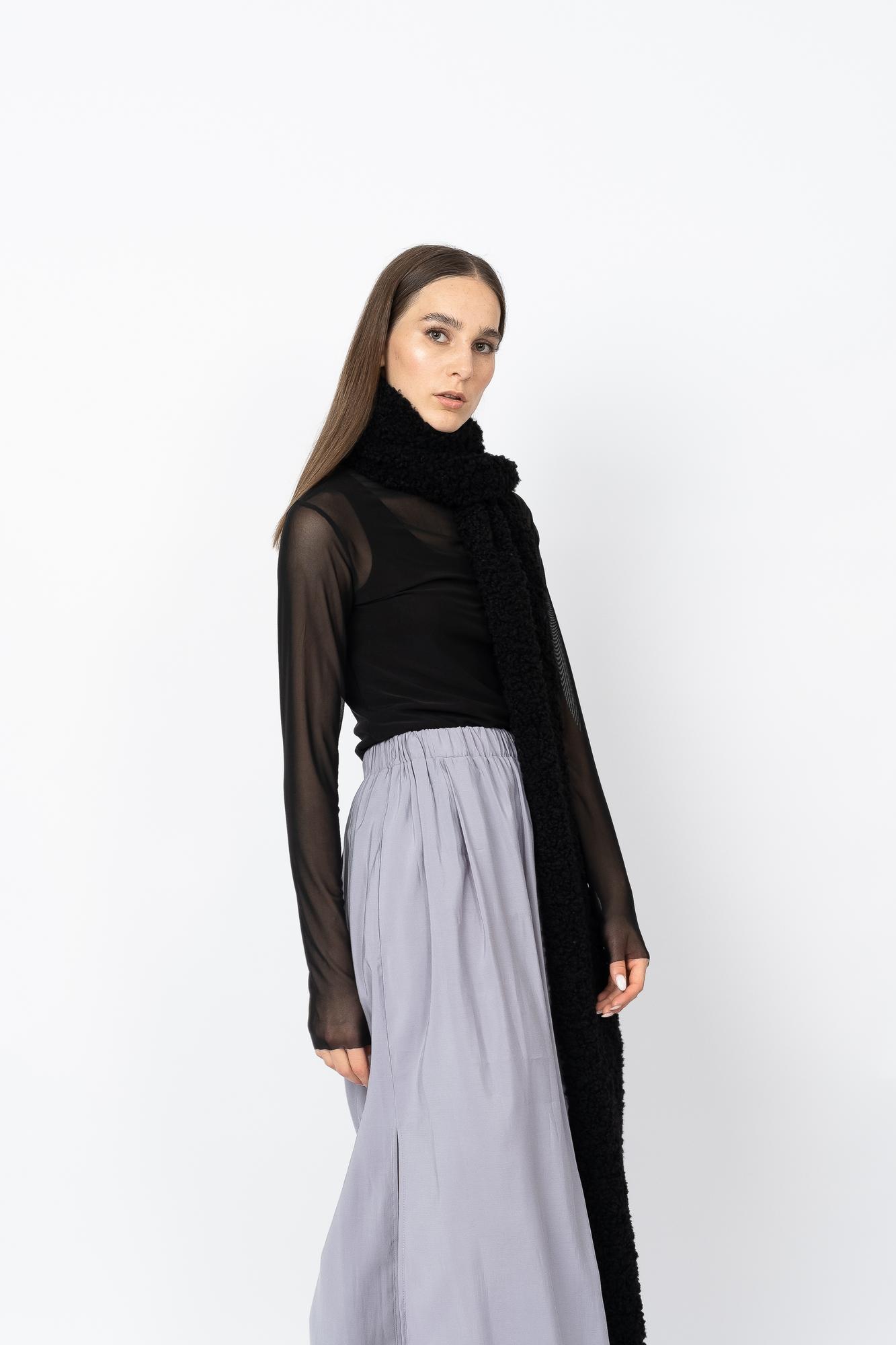 Водолазка из сетки