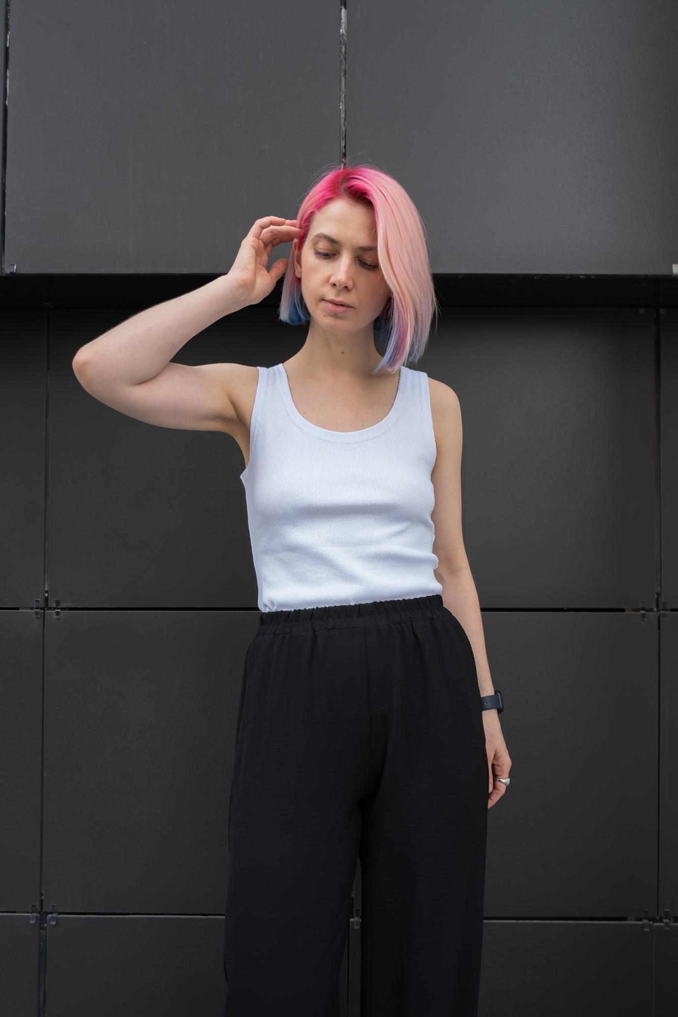 Топ белого цвета