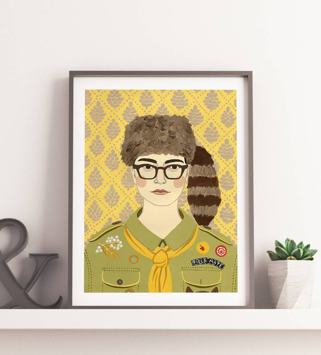 ПОСТЕР "КОРОЛЕВСТВО ПОЛНОЙ ЛУНЫ" С СЭМОМ