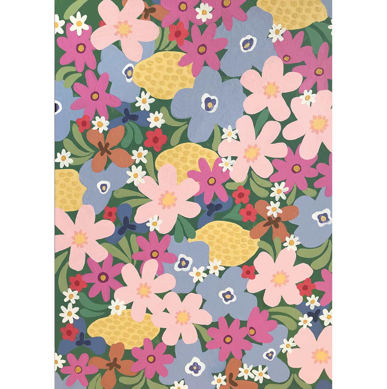 ПОСТЕР " ЦВЕТОЧКИ" 50х70