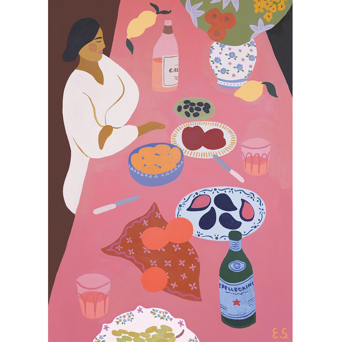 ПОСТЕР "ИТАЛЬЯНСКИЙ ОБЕД" 30х40