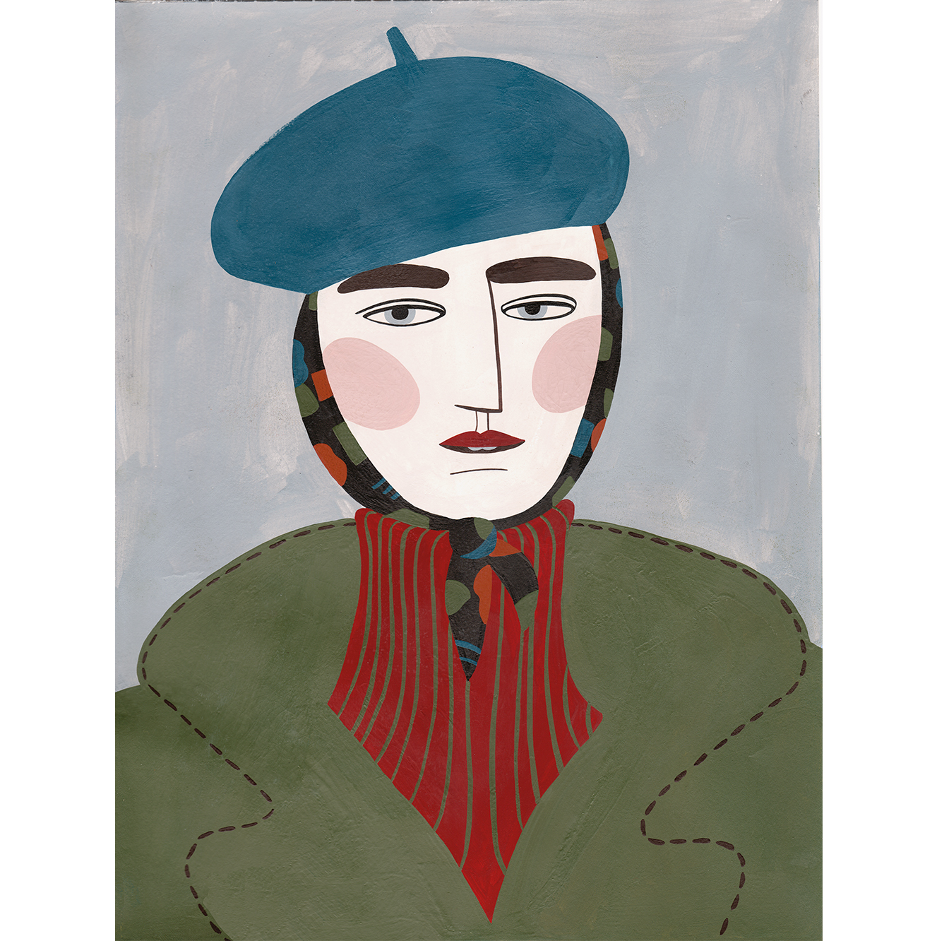 ПОСТЕР "ПАРИЖАНКА" 30х40