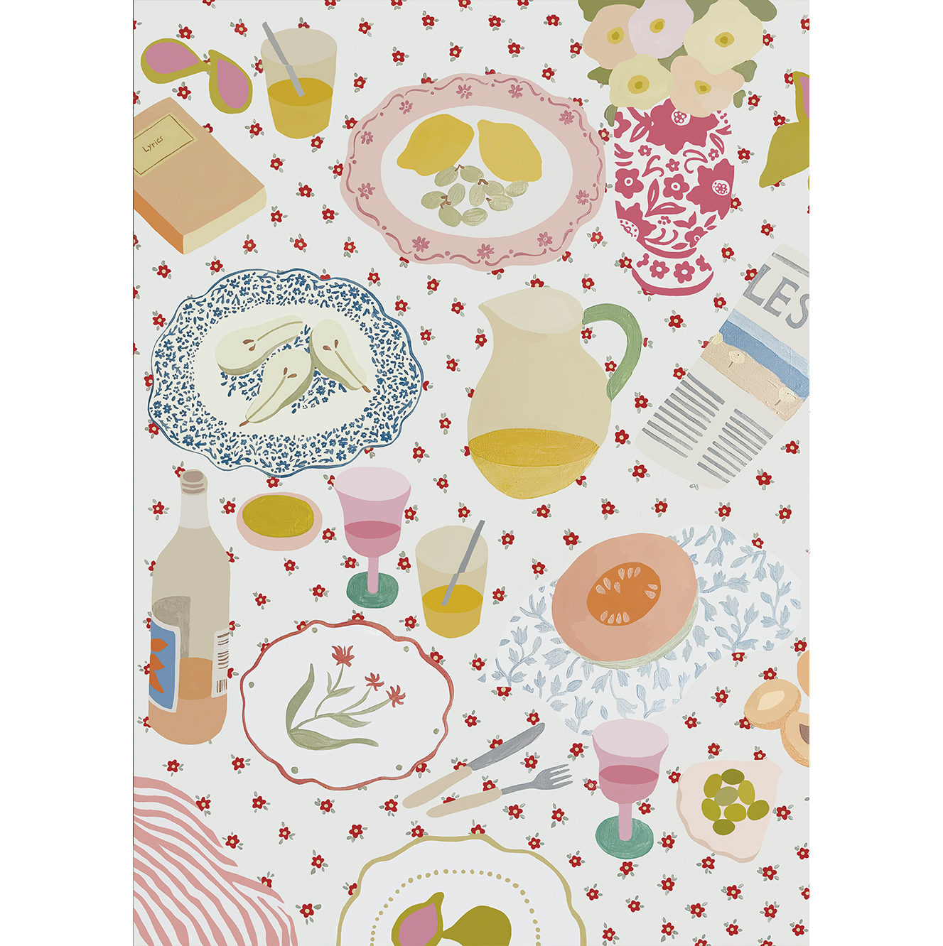 РЕПРОДУКЦИЯ "ЗА ЛЕТНИМ ОБЕДОМ" 50х70