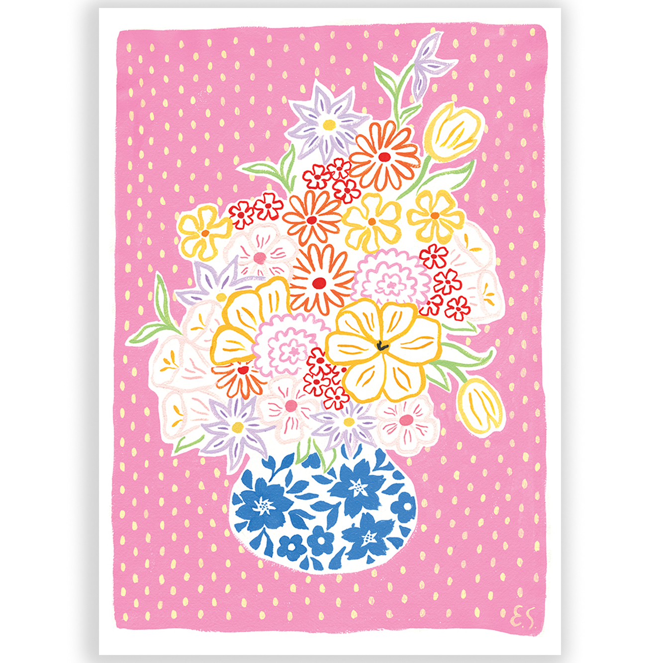 ПОСТЕР "ВЕСЕННИЙ БУКЕТ" 50х70