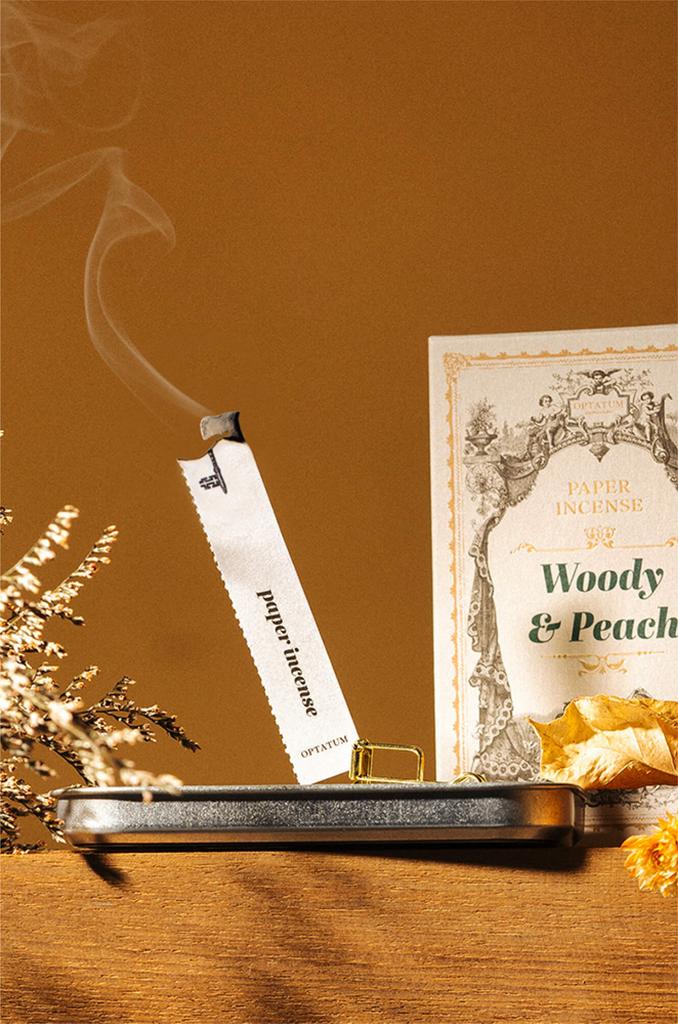 Ароматическая бумага OPTATUM Woody & Peach For home & love