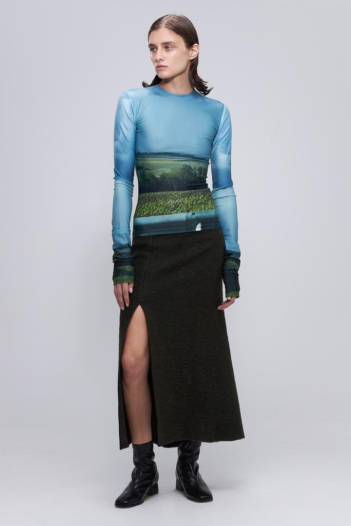 Юбка SCULPTURE khaki Otocyon