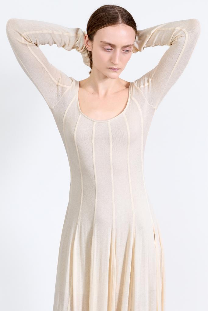 Платье PHASE long sleeve ivory Otocyon