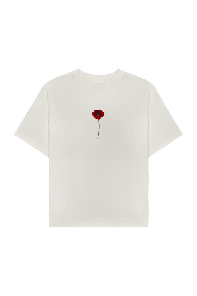 Футболка Мак экрю Гербарий (плотный хлопок)