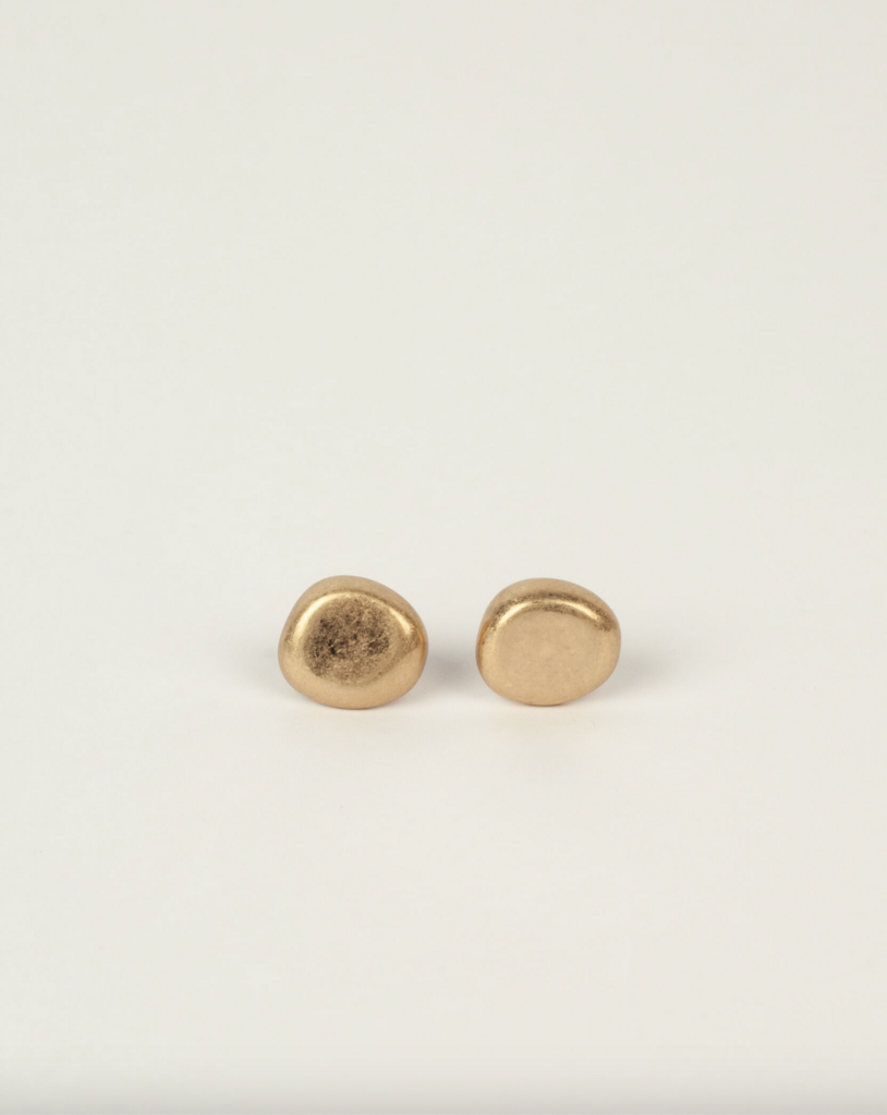 Серьги Камни Золотистый Fetish