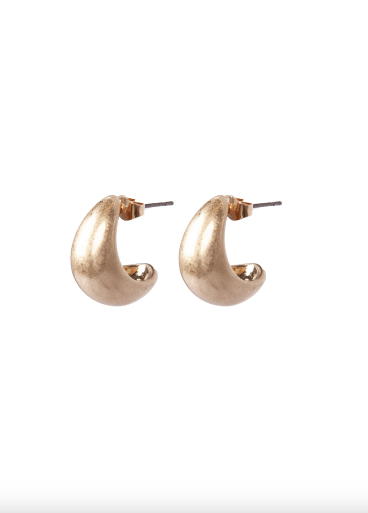 Серьги Капли Золотистый Fetish