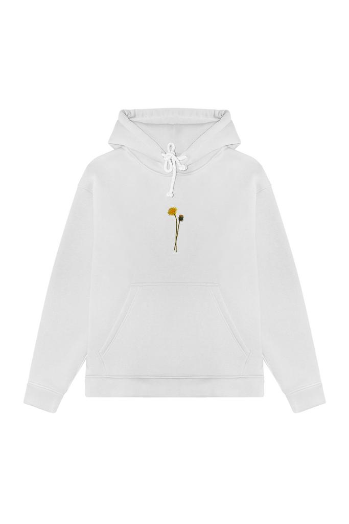 Худи Одуванчик белое Гербарий (утепленное)