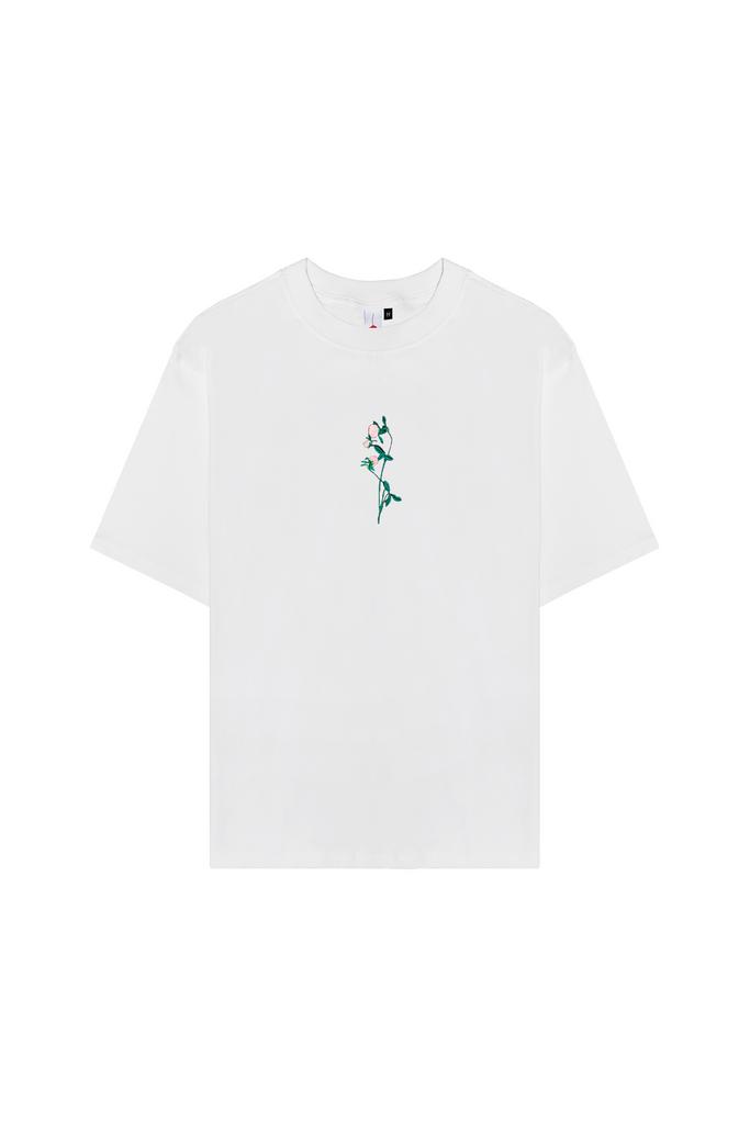 Футболка Клевер белая Гербарий