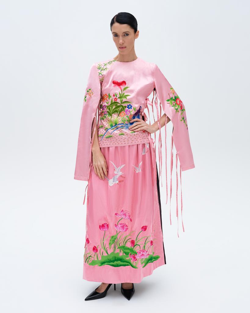 Блуза INNA bows rose Отосион