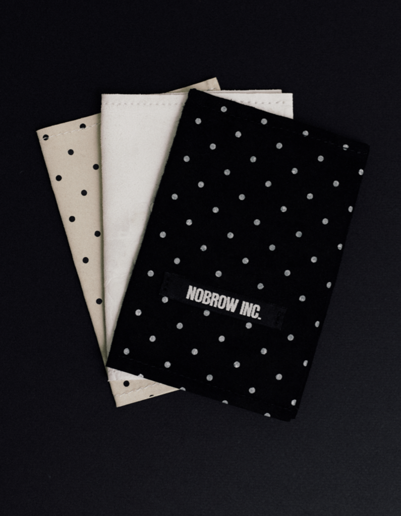 Обложка на паспорт «Горох» черная NOBROW