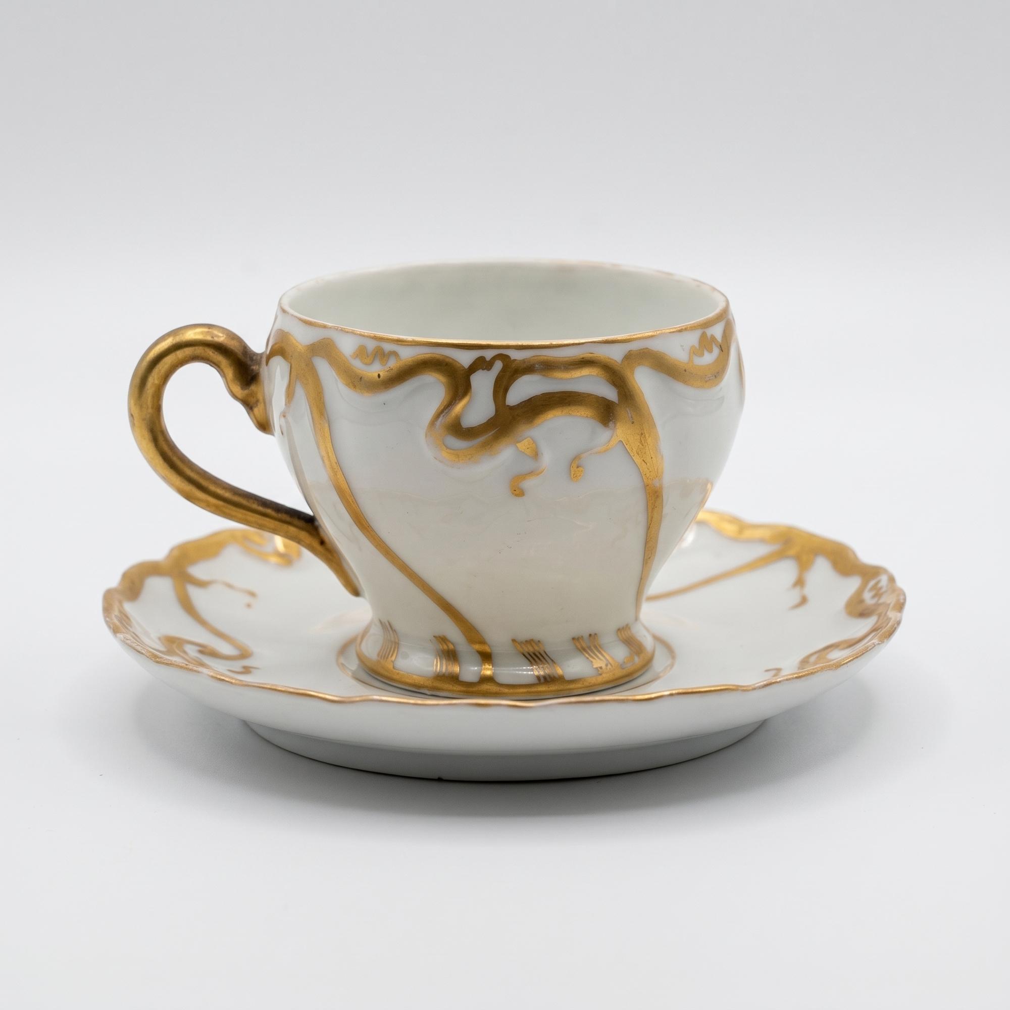 Коллекционная кофейная пара в стиле модерн