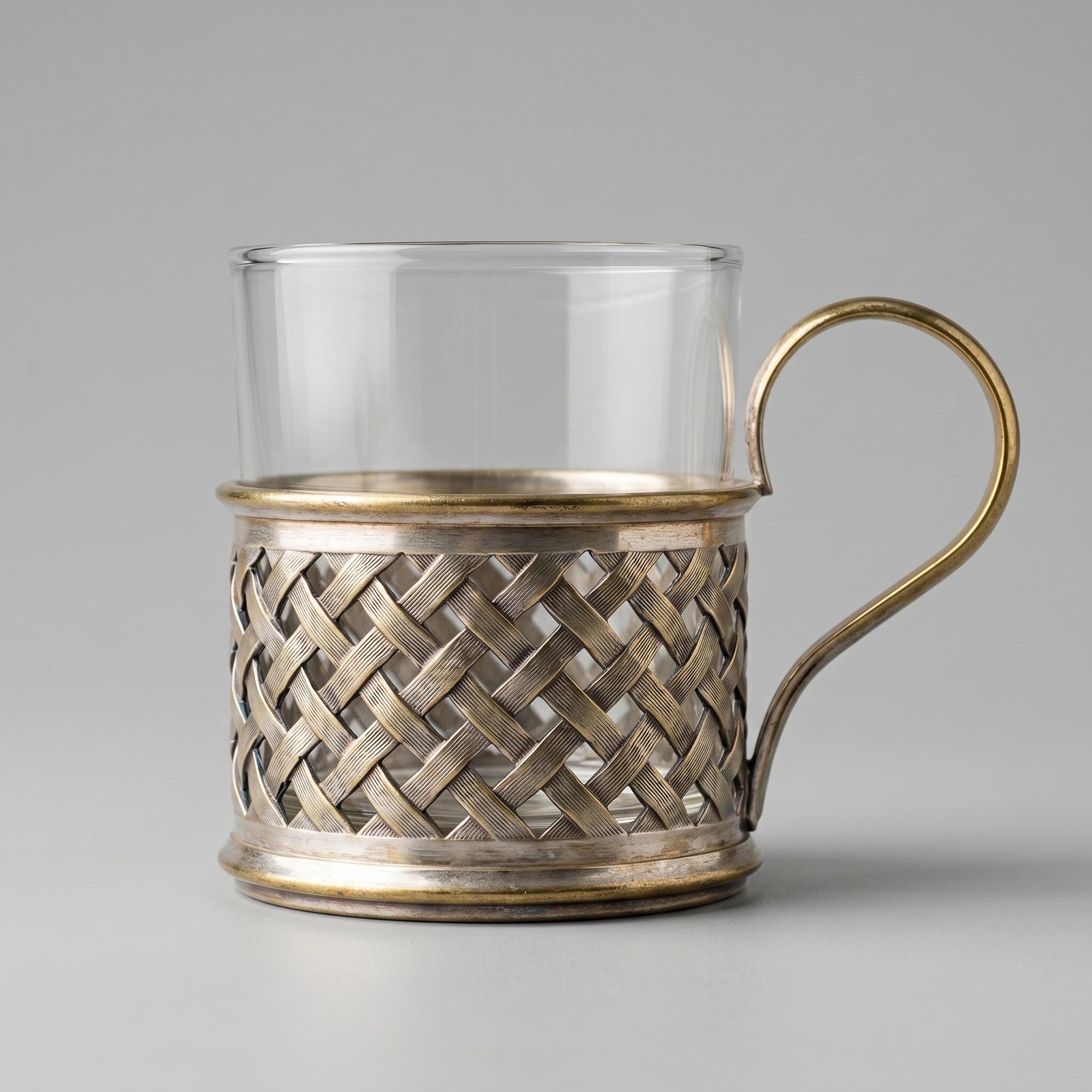 Подстаканник «Плетёный» от фирмы "Norblin&Co"