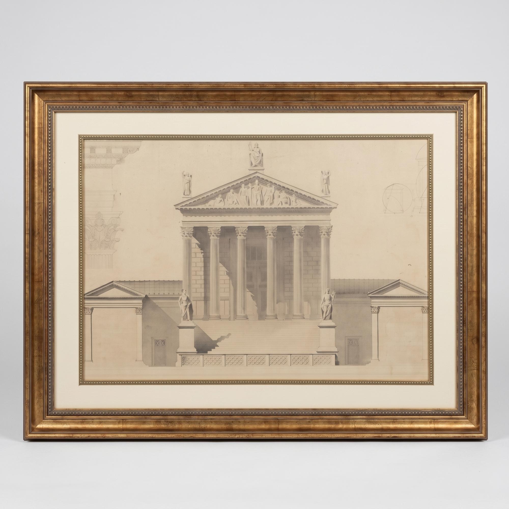 Архитектурная графика середины XX века