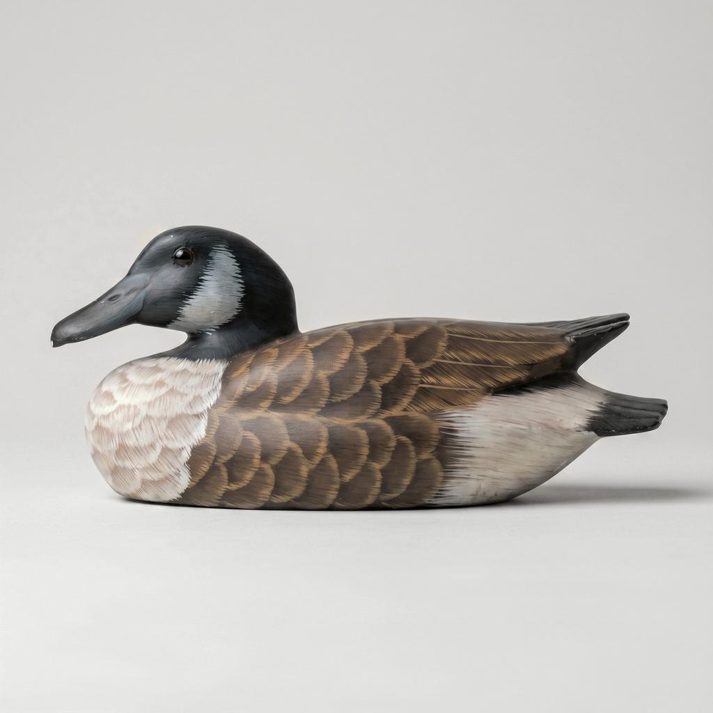 Интерьерная деревянная фигурка утки