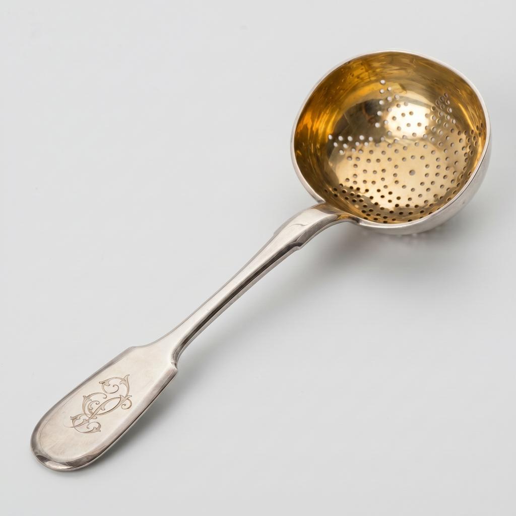 Ситечко чайное серебряное, 1894 год