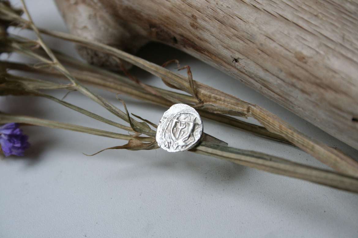 кольцо монета