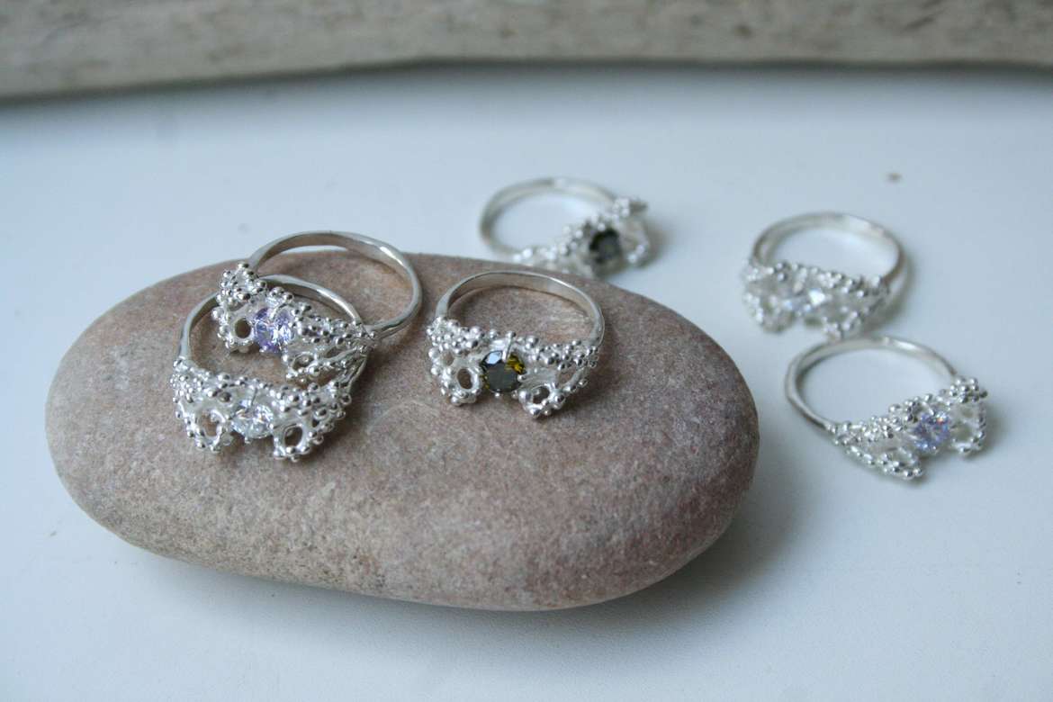 кольцо морская пена