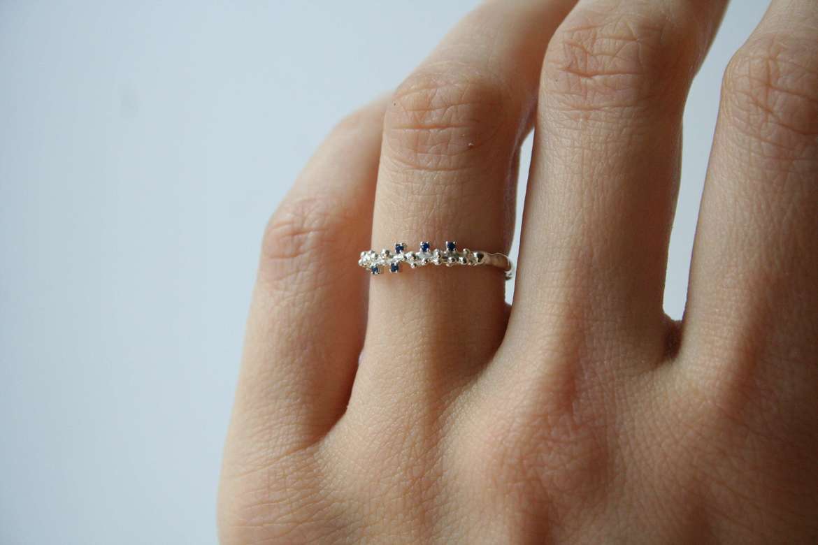 кольцо искры с камнями разного цвета на выбор