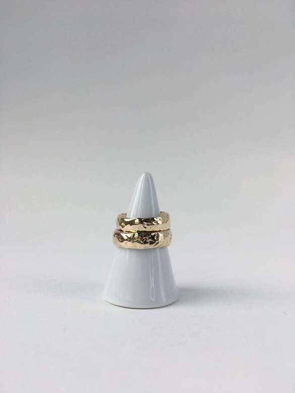 обручальная пара в золоте мягкий металл