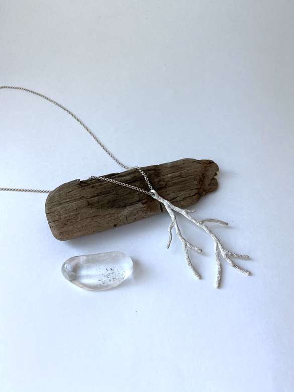 кулон веточка большой