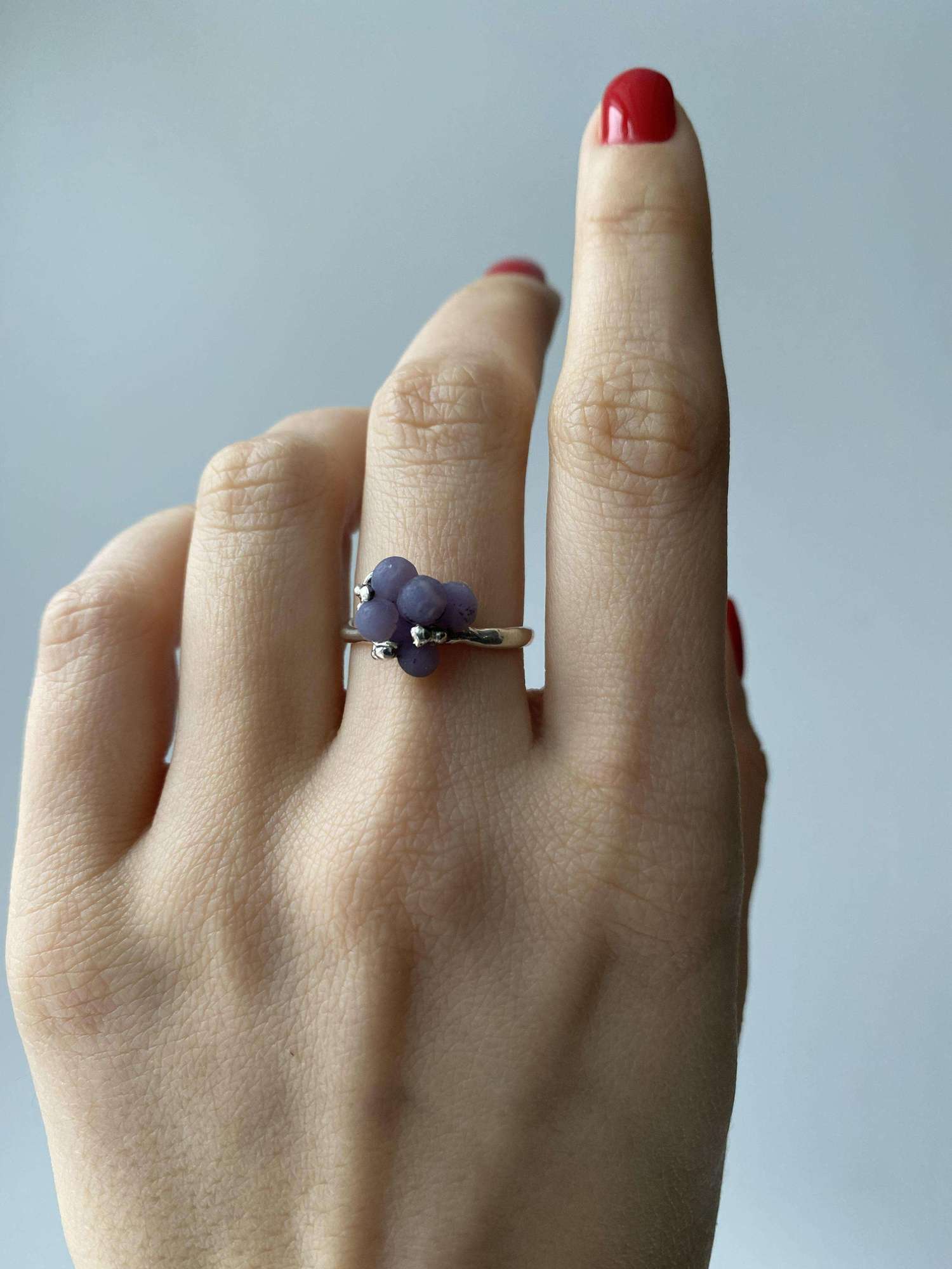 кольцо с халцедоном