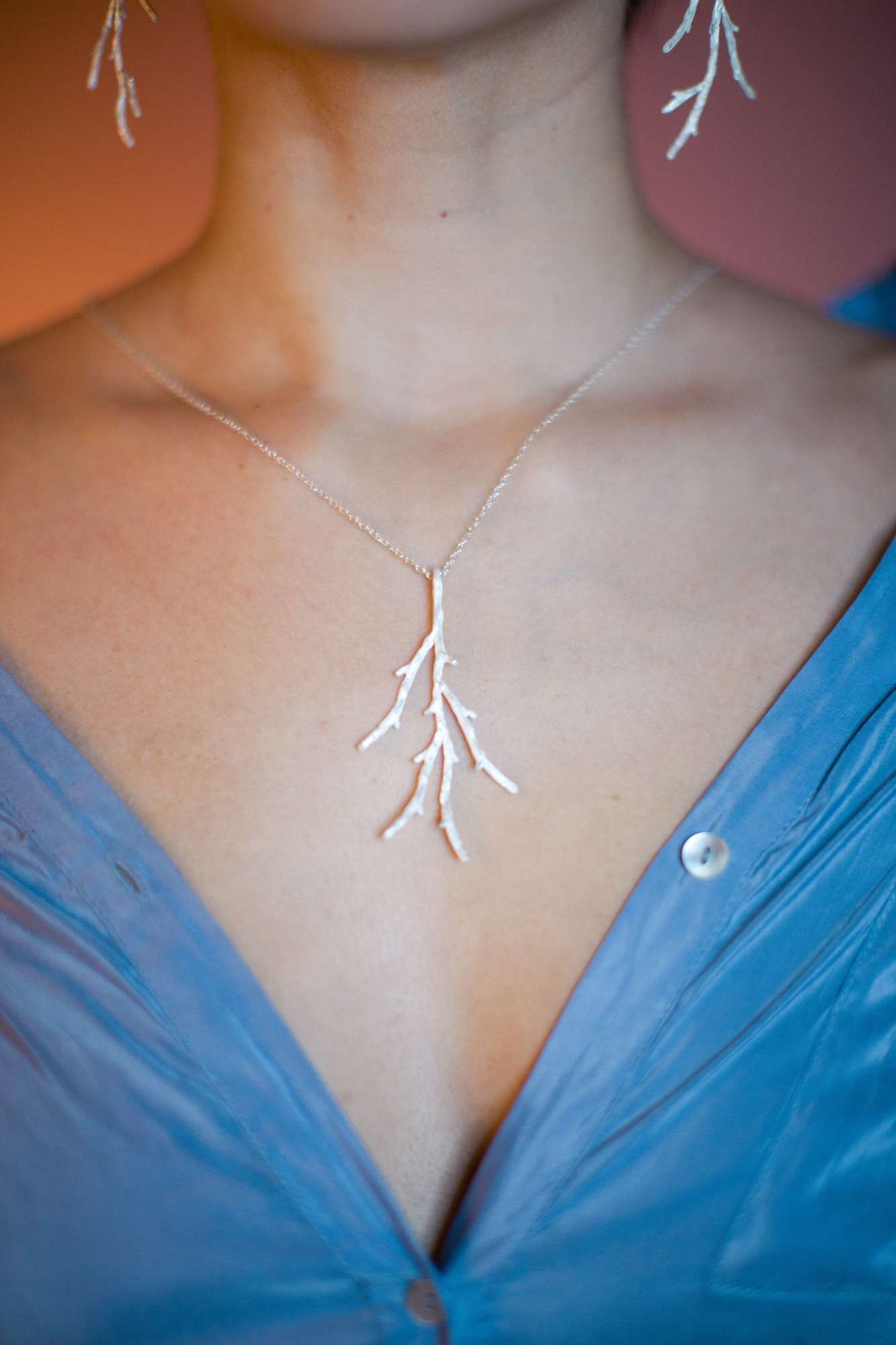 кулон большая ветка