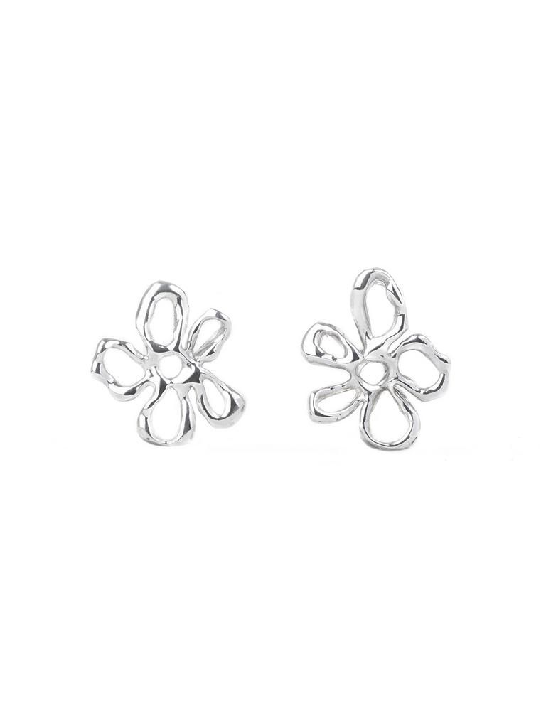 Melting earrings flower small