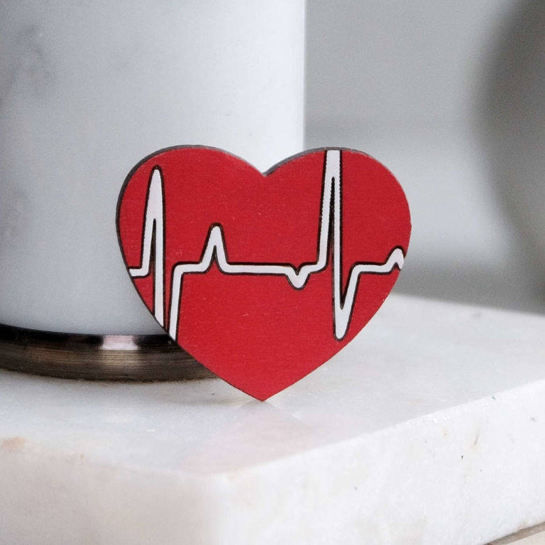 значок сердце