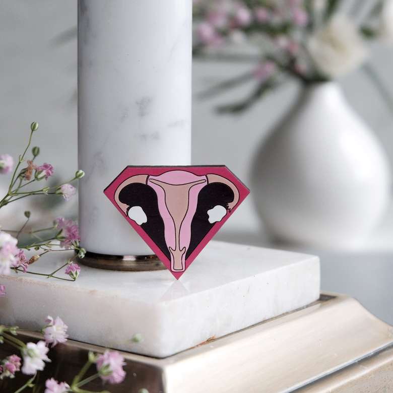 значок матка для гинеколога